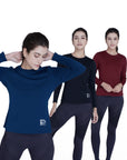 PP Graphene Female Long Sleeve Tee (3 Pc Set Mix Colour)