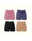 PP Graphene Women's Silk Panties (4pc Set Mix Colour)