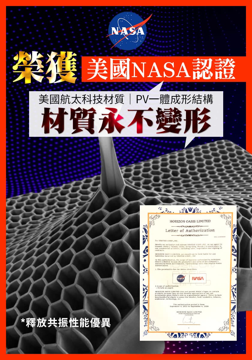 PP TPE Graphene NASA AI Pillow