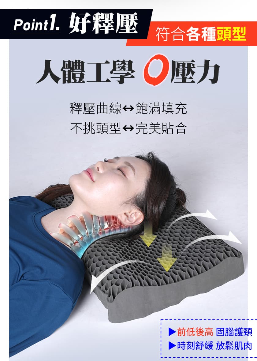 PP TPE Graphene NASA AI Pillow